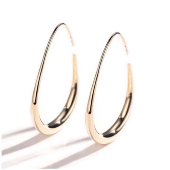 New! Anthropologie Goldie Tear Drop Earrings (3039) NWOT - Picture 2 of 4